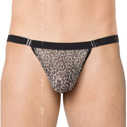 String Gris Motif Leopard...