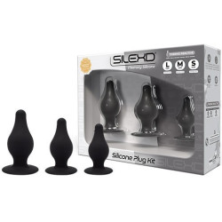 Set de 3 Plugs Anaux Silexd...