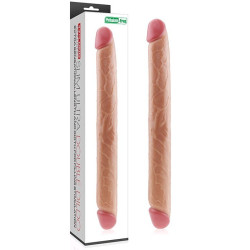 Double gode réaliste 44 cm