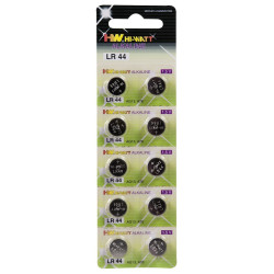 Piles boutons type LR44 X10