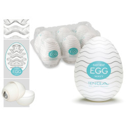 Boite de 6 Tenga EGG Wavy