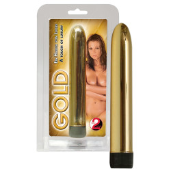 Vibromasseur couleur or